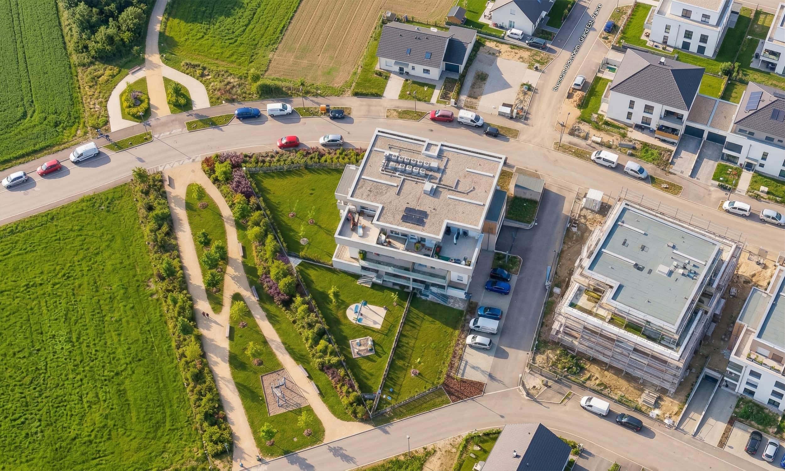 Logements neufs basse consommation FL Résidences entourés d’espaces verts
