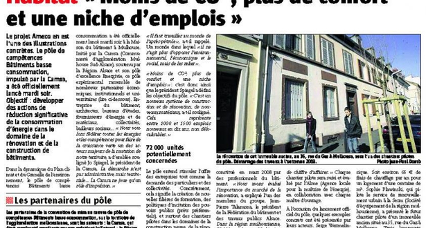 Moins de CO², plus de confort et une niche d'emplois