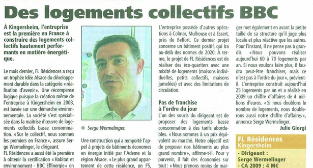 FL Résidences - Des logements collectifs BBC